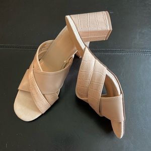 Ann Taylor Factory Criss Cross Block Heels